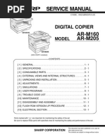 Sharp Ar M160/ 205 Service Manual