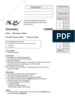 Aqa Chem2 QP Jan12