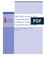 Fifty Ways To Leave Your Competitiveness Woes Behind: A National Traded Sector Competitiveness Strategy