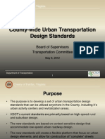 Fairfax County Urban Transportation Design Standards