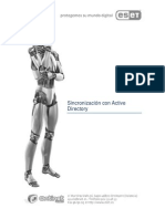 Consola de Administración ESET - Sincronización Con Active Directory PDF