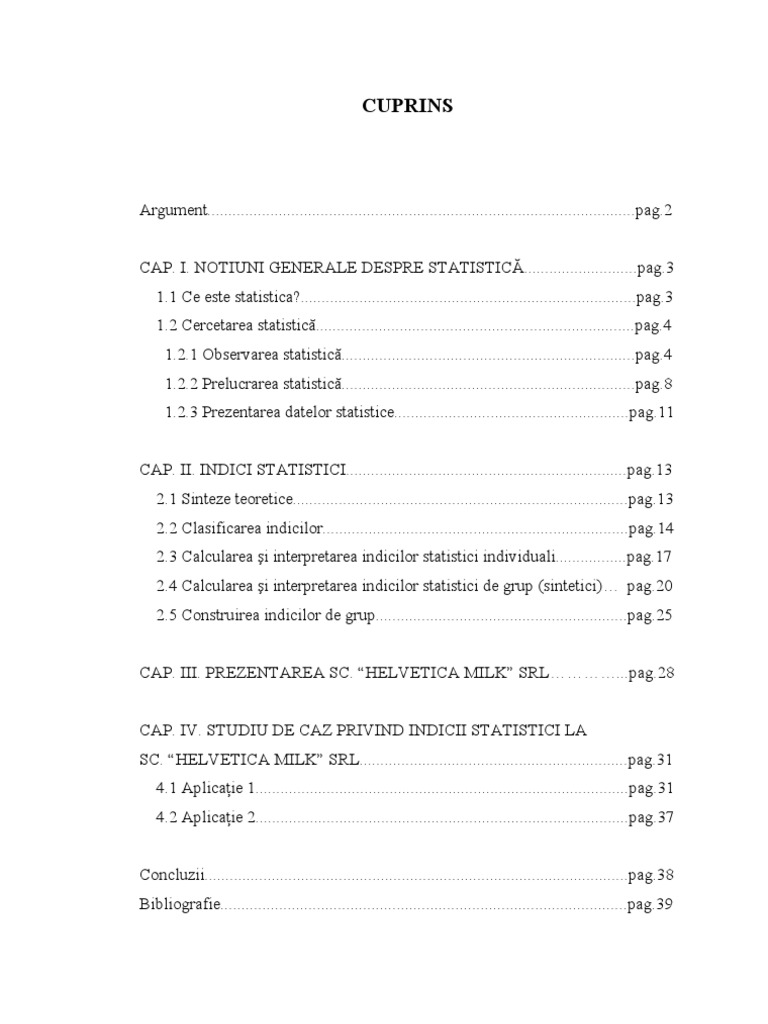 Atestat Statistica | PDF