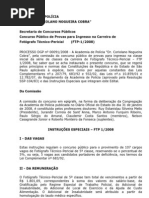 Edital - Fotógrafo Técnico-Pericial (FTP-1-2008)