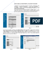 UPUTSTVO ZA PODEŠAVANJE ACCESS POINT-a PLANET WAP-4033