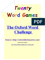 17 Word-Games From Oxford PDF