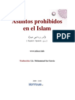 Asuntos Prohibidos en El Islam