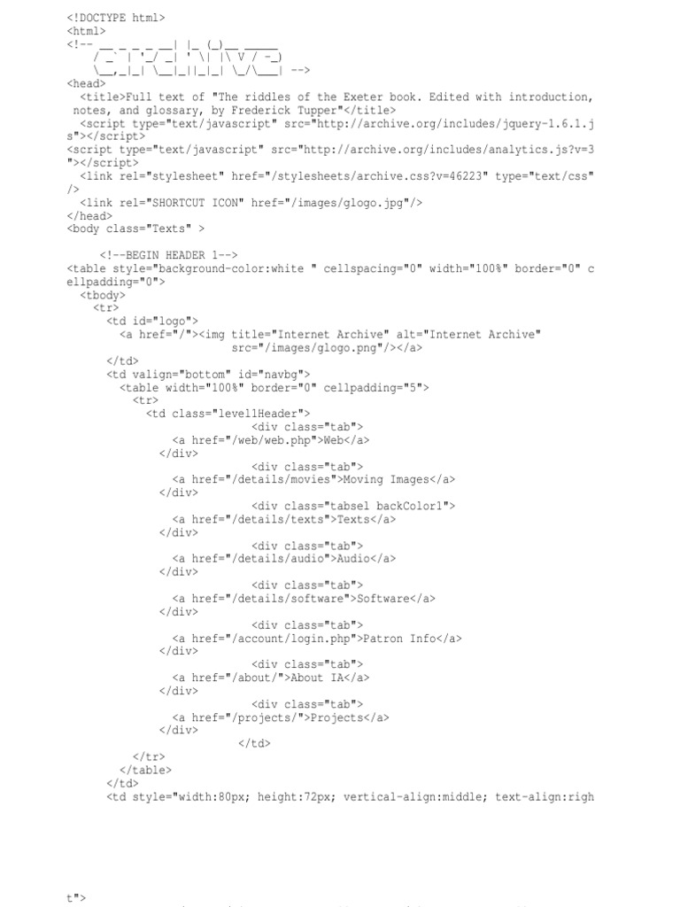 Exeter Book Riddles Explained | PDF | Riddle | Queen Of Sheba