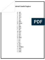 Alfabetul Limbii Engleze