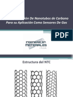 Funcionalizacion de Nanotubos de Carbono para Su Aaplicacion Como Sensores de Gas