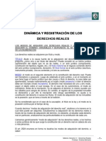 DERECHO PRIVADO V (DERECHOS REALES) Módulo 2 - Lectura 2 - Dinámica y Registración de Los Derechos Reales