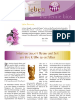 intuitivLEBEN Magazin - 2010 - 03 - Intuition Braucht Raum Und Zeit, Um Ihre Kräfte Zu Entfalten, Intuitionstraining