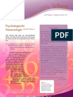 intuitivLEBEN Magazin - 2011 - 11 - Psychologische Numerologie Nach Dr. Mazza ®
