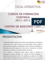 Estrategia Operativa Cfc 2013[1]