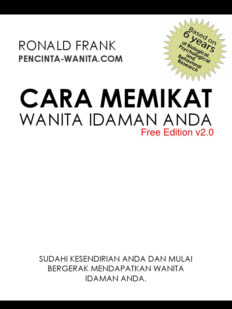 Cara Memikat Wanita Idaman Anda (Ronald Frank) Free Edition | Pdf
