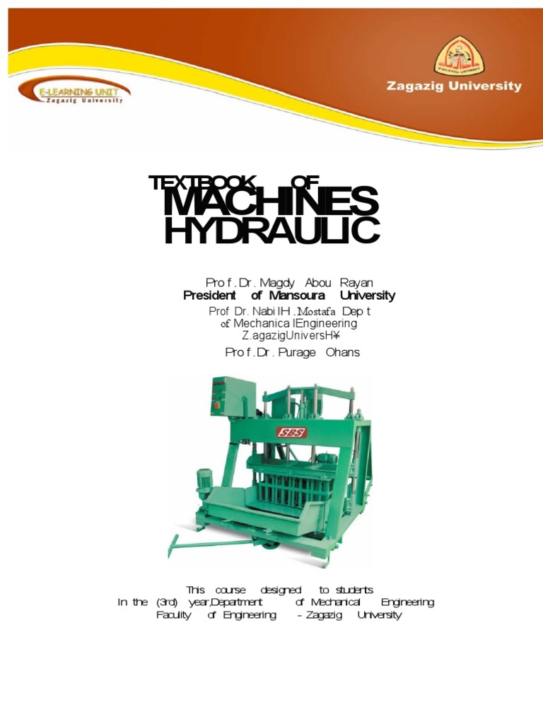 49242764 Hydraulic Machines Textbook[1] Turbomachinery Turbine