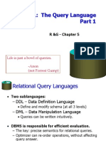 SQL: The Query Language: R &G - Chapter 5