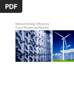 Network Energy Efficiency: Cisco Review and Results