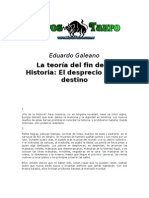 Galeano, Eduardo - La Teoria del Fin de la Historia,.doc