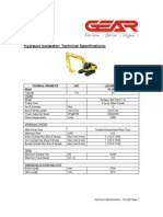 Hydraulic Excavator Technical Specs: PC-200-6