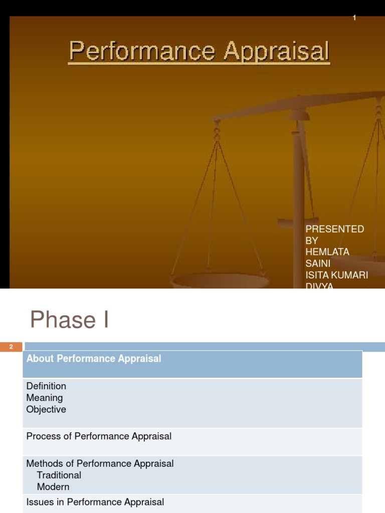 Performance Appraisal Overview Guide | PDF | Performance Appraisal ...