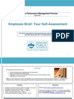 Employee Brief: Your Self-Assessment: Employee Performance Management Process