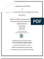 Risk & Uncertainity Khan and Its Comparison Between Its Competitors