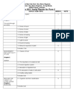 Science 2011 Yearly Planner For Form 2