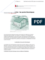 Comment Ça Marche - Les Ponts Thermiques - Règles Et Normes