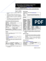 Notification Common Management Admission Test (Cmat) - 2013-14 (Second Test)