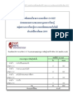 เนื้อหาและตัวอย่างข้อสอบ O-net