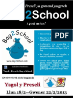Bag2School Cymraeg Poster