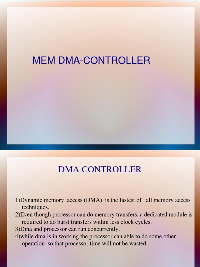 Dma | PDF | Digital Electronics | Computer Data