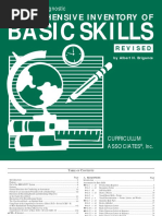 brigance early childhood 3-5 years old | Educational Assessment ...