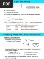 Light Scattering MIT