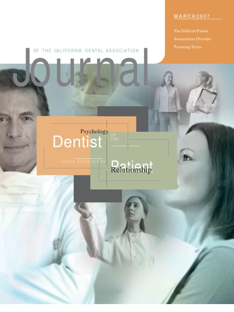 Occlusal Dysesthesia or Phantom Bite PDF Major Depressive Disorder