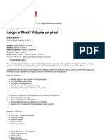 Adopt-a-Plant / Adopte Un Plant: Home Printer-Friendly PDF Printer-Friendly PDF