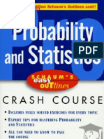 Schaums Easy Outlines Probability and Statistics (2001)