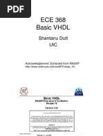 ECE 368 VHDL Data Types Plus Basic