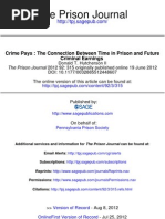 Download Crime Pays The Connection Between Time in Prison and Future Criminal Earnings by arogers8239 SN123350086 doc pdf
