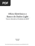 Ofício Eletrônico e banco de dados light