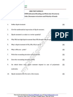 11th Chemistry Bonds-Test 03