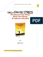 Gestion Du Stress 10 Astuces Pour Mieux Gerer Son Stress Et Vaincre l'Anxiete