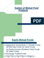 Classification of Mutual Fund Products Guide