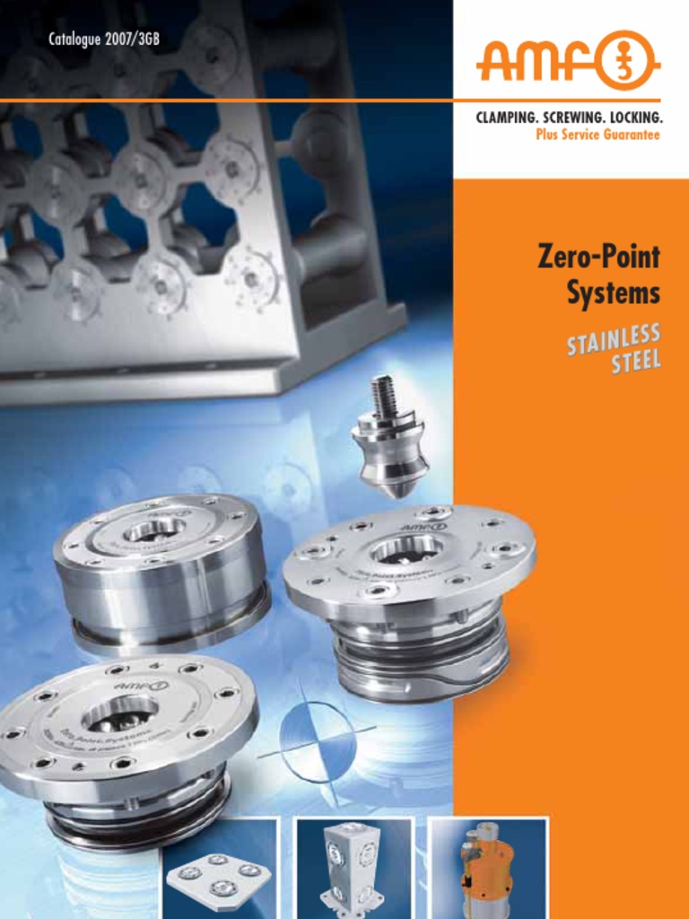 AMF Zero-Point Clamping Systems 2007 | PDF | Automation | Valve