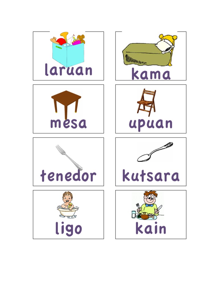 Basic Vocabulary Words in Tagalog | PDF