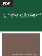 Wharton Casebook 2010 For Case Interview Practice - MasterTheCase