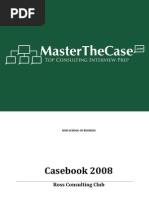 Download Ross Casebook 2008 for Case Interview Practice  MasterTheCase by MasterTheCasecom SN123406310 doc pdf
