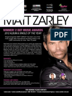 Matt Zarley One Sheet