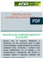 Politicas de Auditoria Nocturna