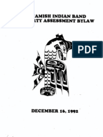 Squamish Nation Property Assessment Bylaw-Dec 31, 1992